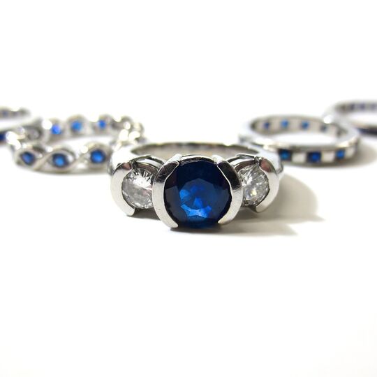 画像1480：K18×ダイヤモンド×ルビーリング R2.12ct MD0.11ct